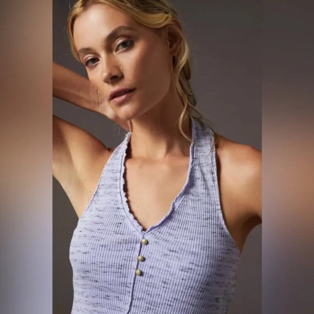 Pilcro Lavender Ribbed Tank Top NWT